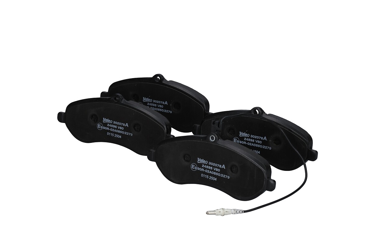 Jeu de 4 plaquettes de frein VALEO ref. 302078A